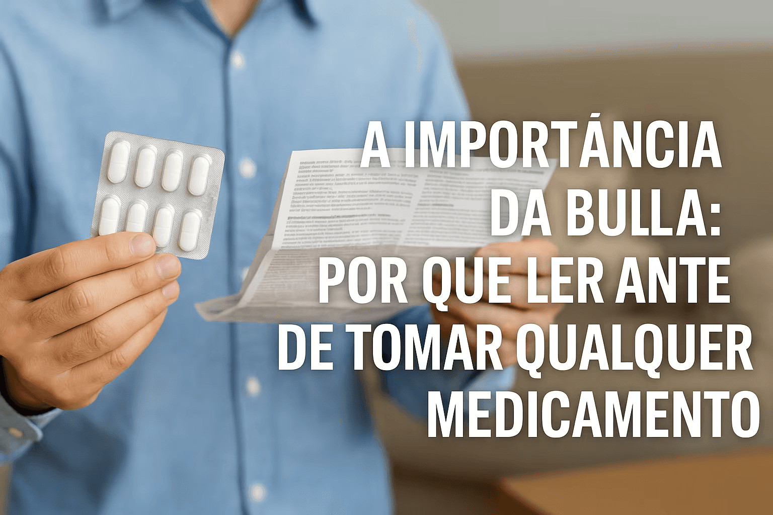 A Importância da Bula: Por que Ler Antes de Tomar Qualquer Medicamento